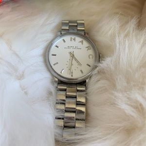 Marc Jacobs ‘Baker’ silver link watch